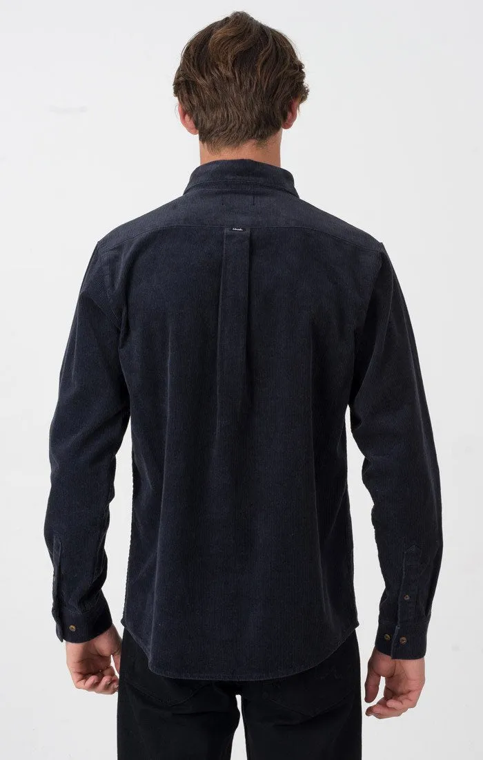 Afends Mens Rows II - Long Sleeve Shirt