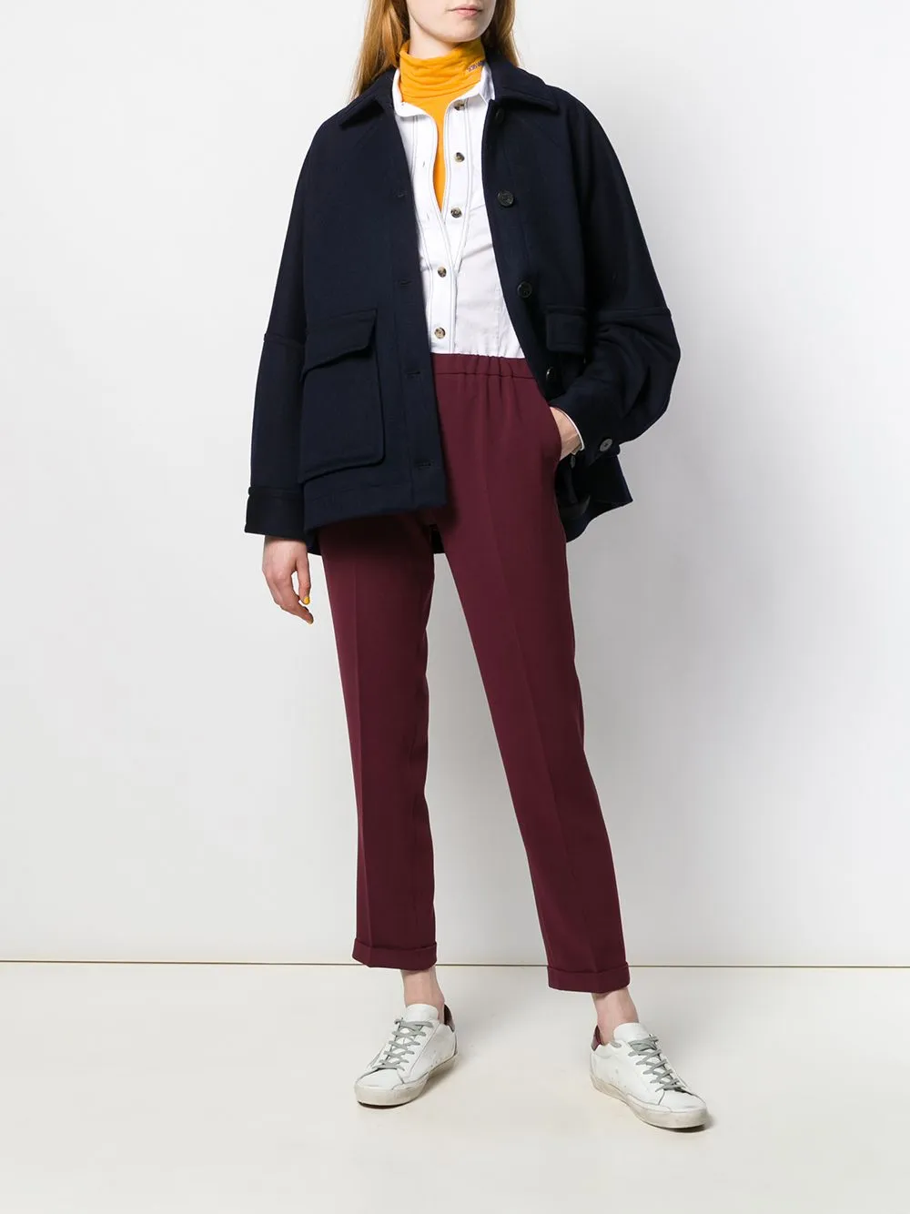 Alberto Biani Trousers Bordeaux