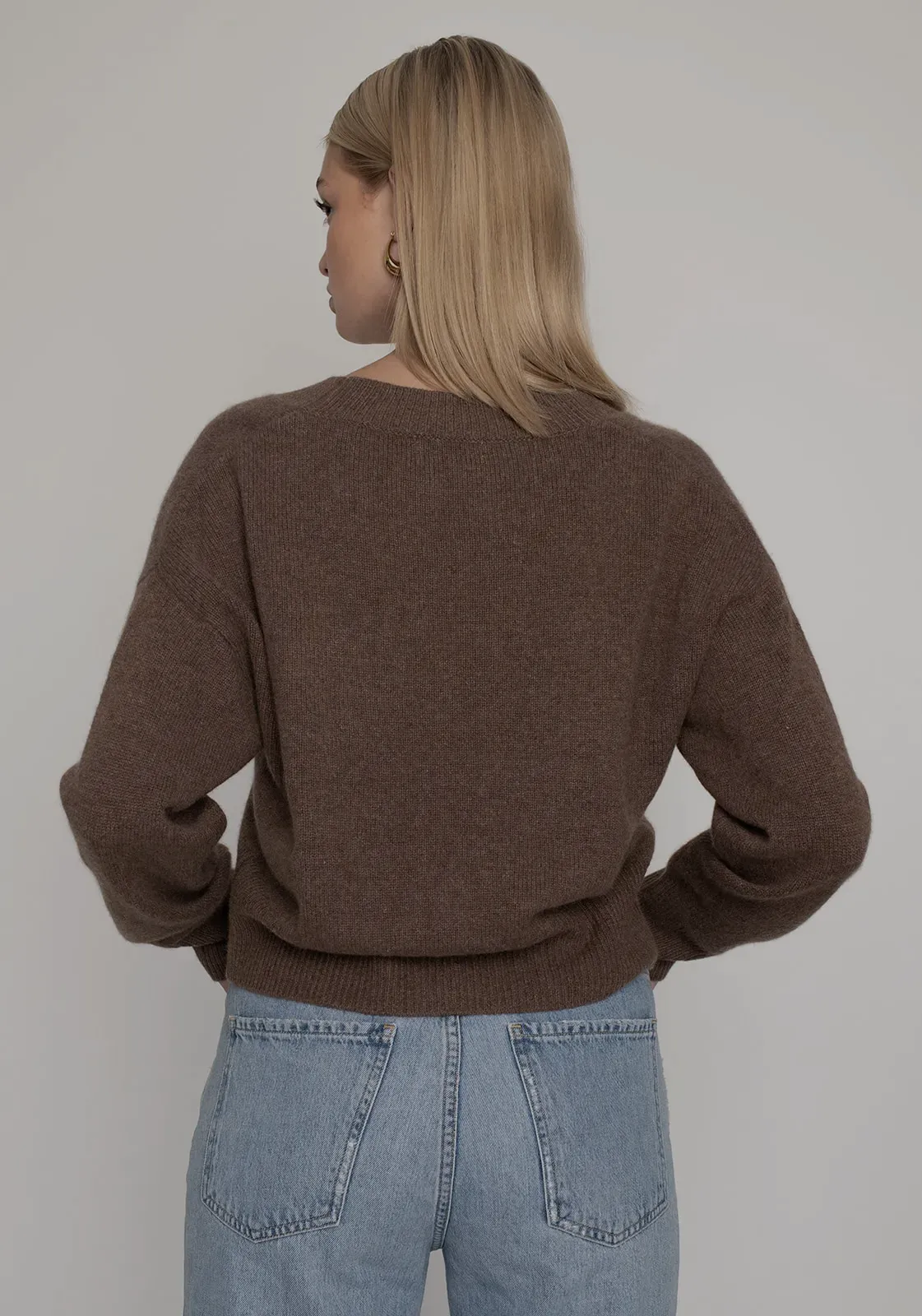 Amavi Cashmere Cardigan - Acorn