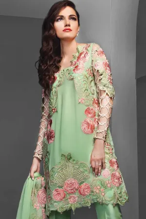 Anaya Festive Chiffon Collection – Rose Garden