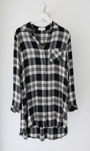 Bella Dahl - Fray Pocket Shirt Dress in Highland Peak