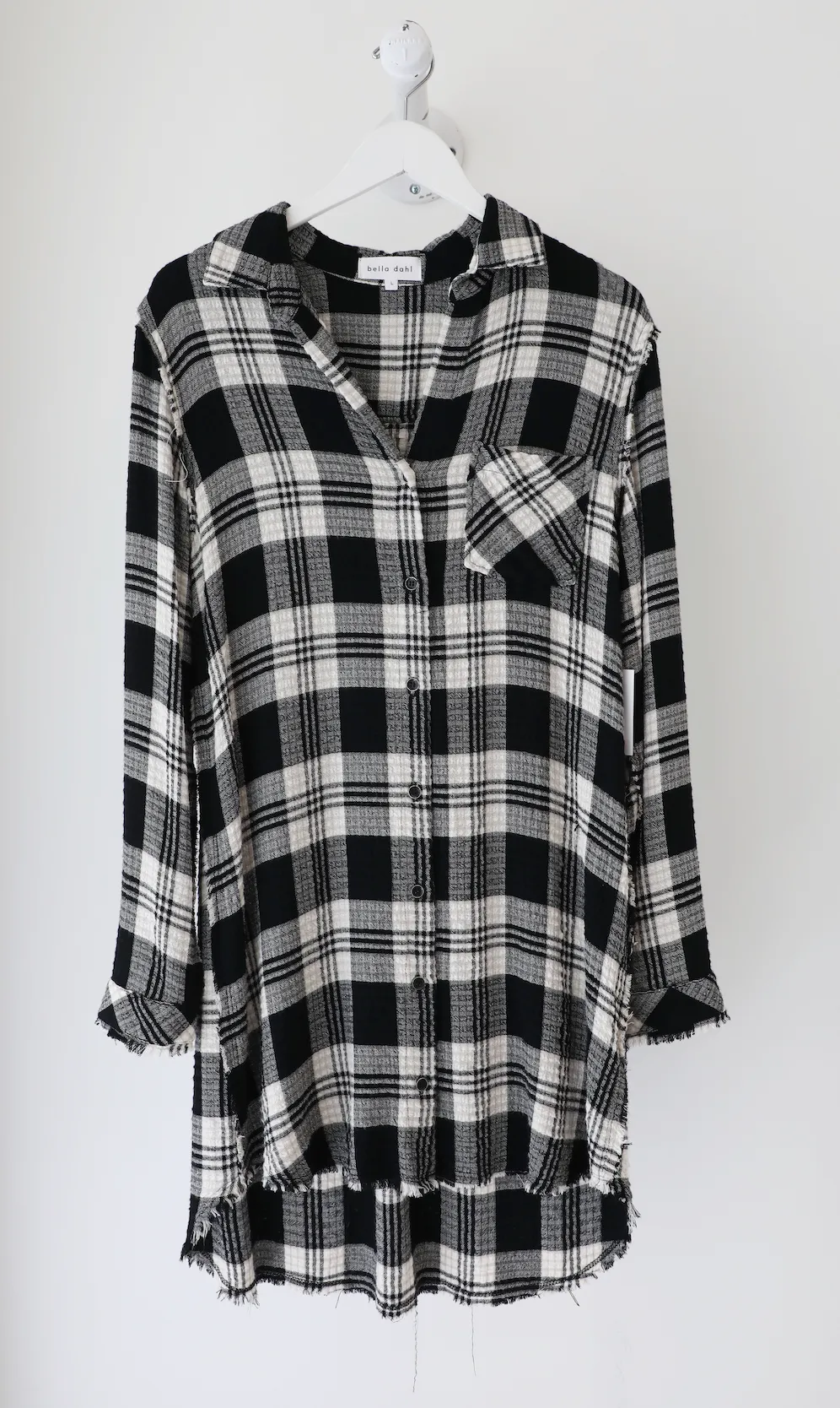 Bella Dahl - Fray Pocket Shirt Dress in Highland Peak