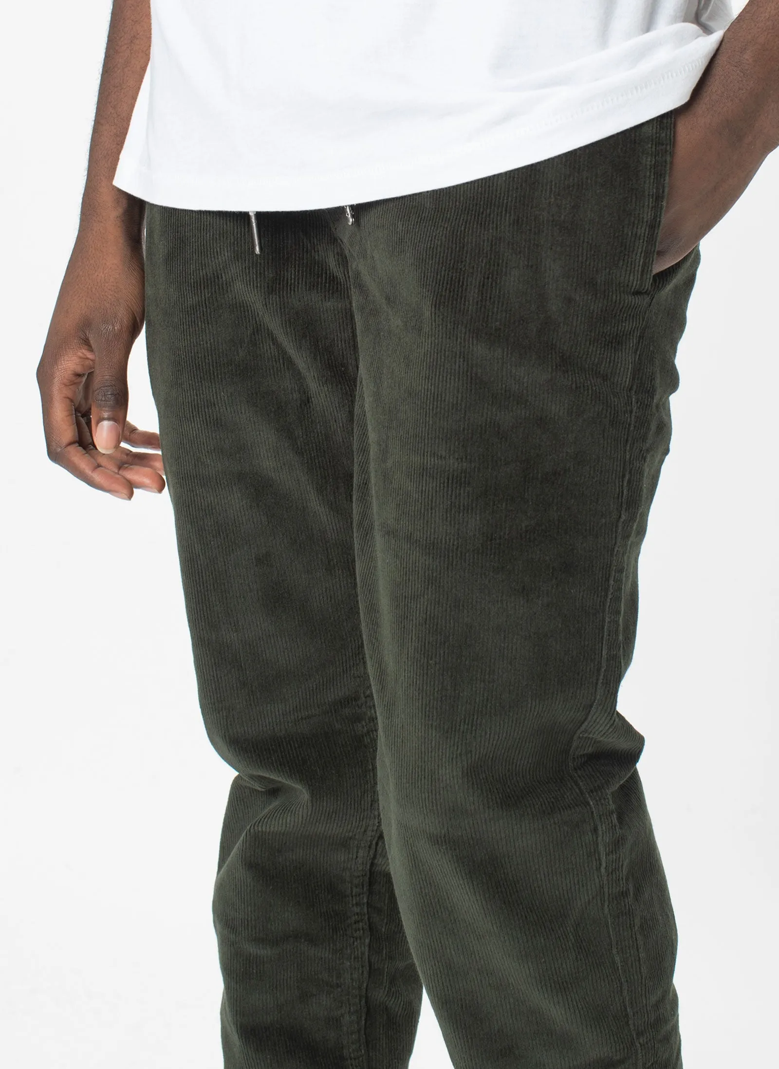 B.Slim Elastic Chino Forest Cord