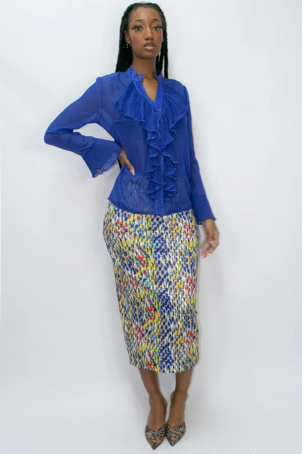 C11197 PRINT SKIRT (XS ONLY)