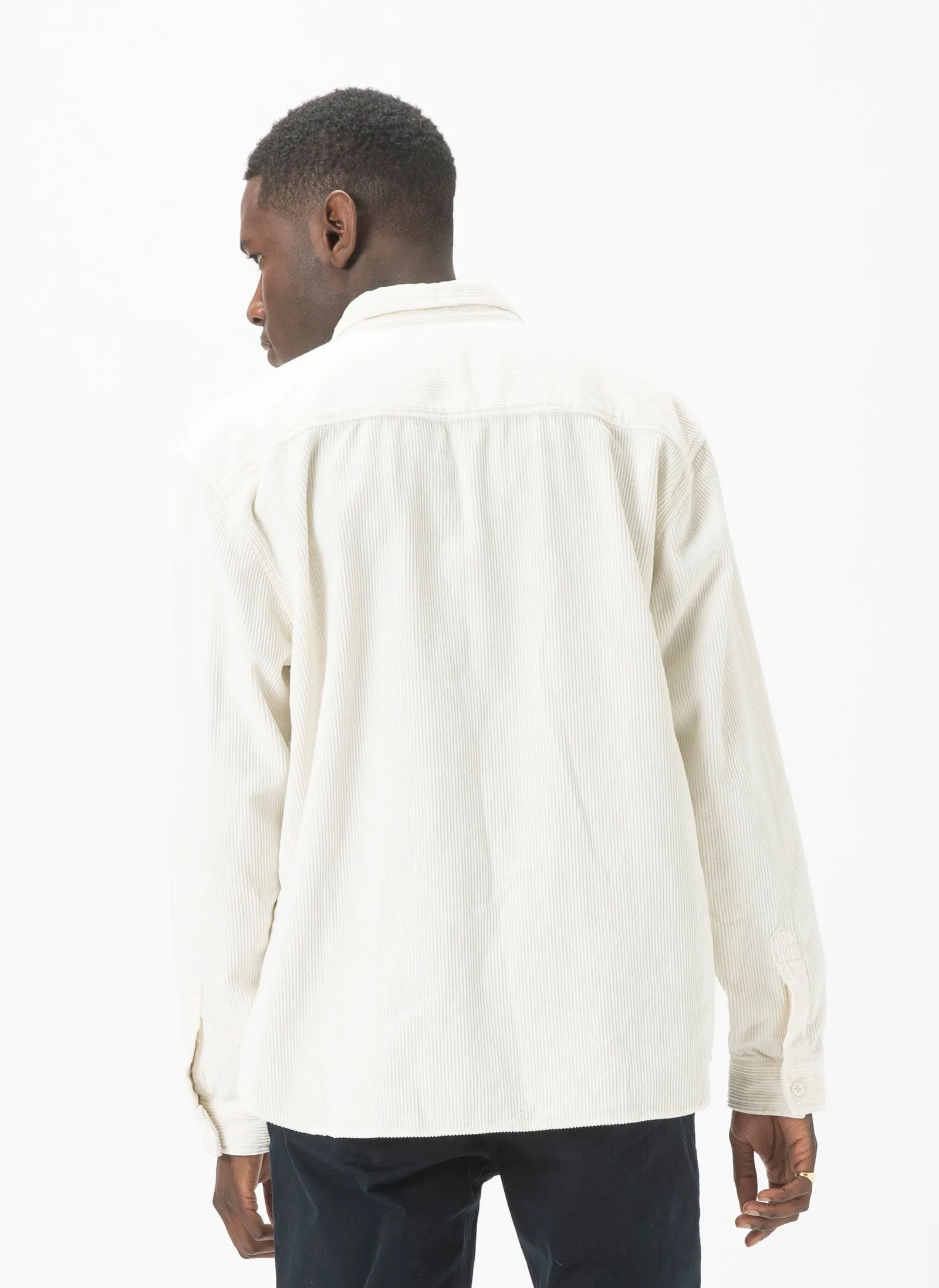 Cabin Shirt White Corduroy