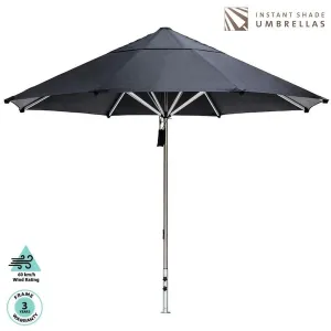 CAFÉ SERIES COMMERCIAL UMBRELLA with base and protection cover - 2.8M OCT Slate