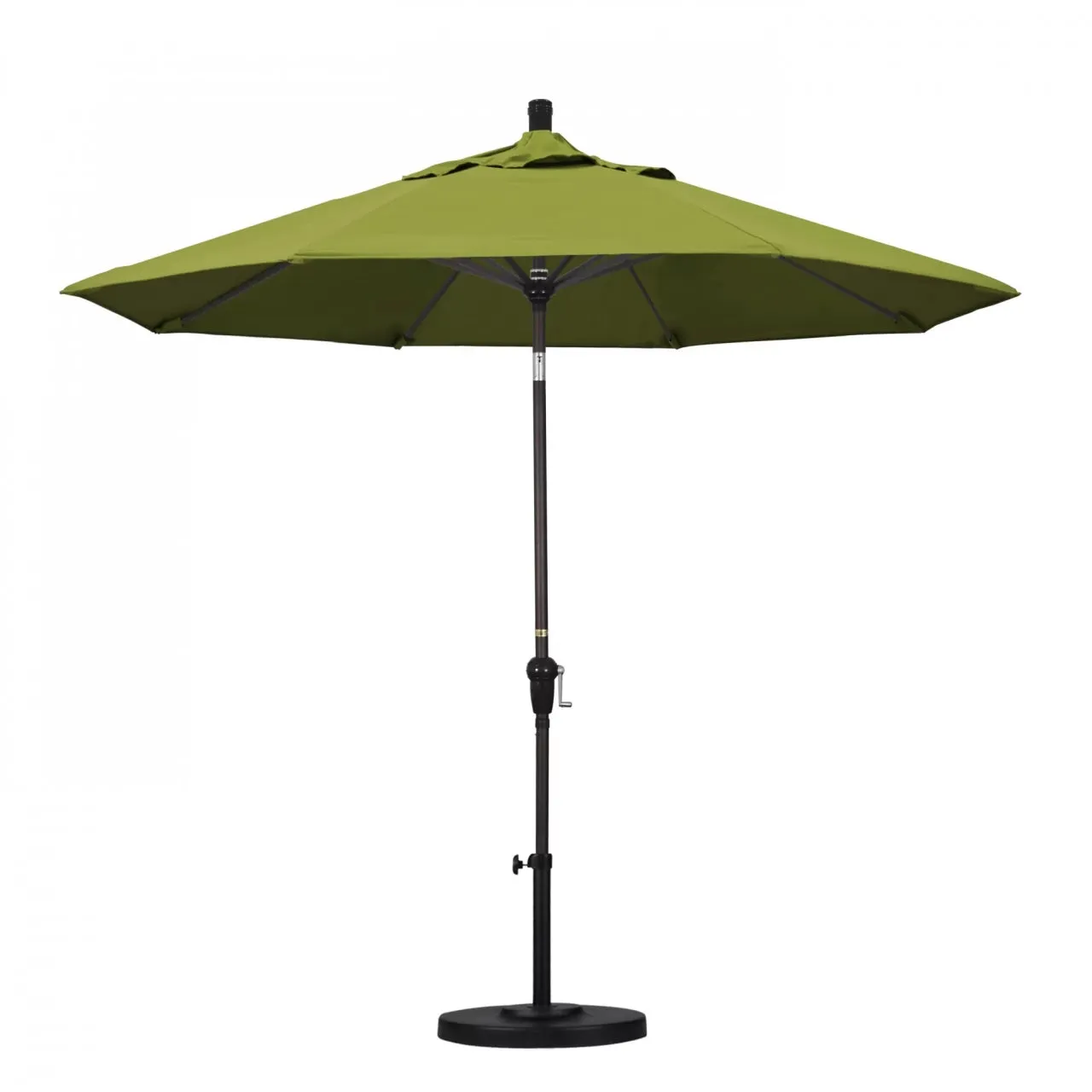 California Umbrella Sunset Series 9 ft Aluminum Patio Umbrella - Residential Grade with Auto Tilt and Crank Lift