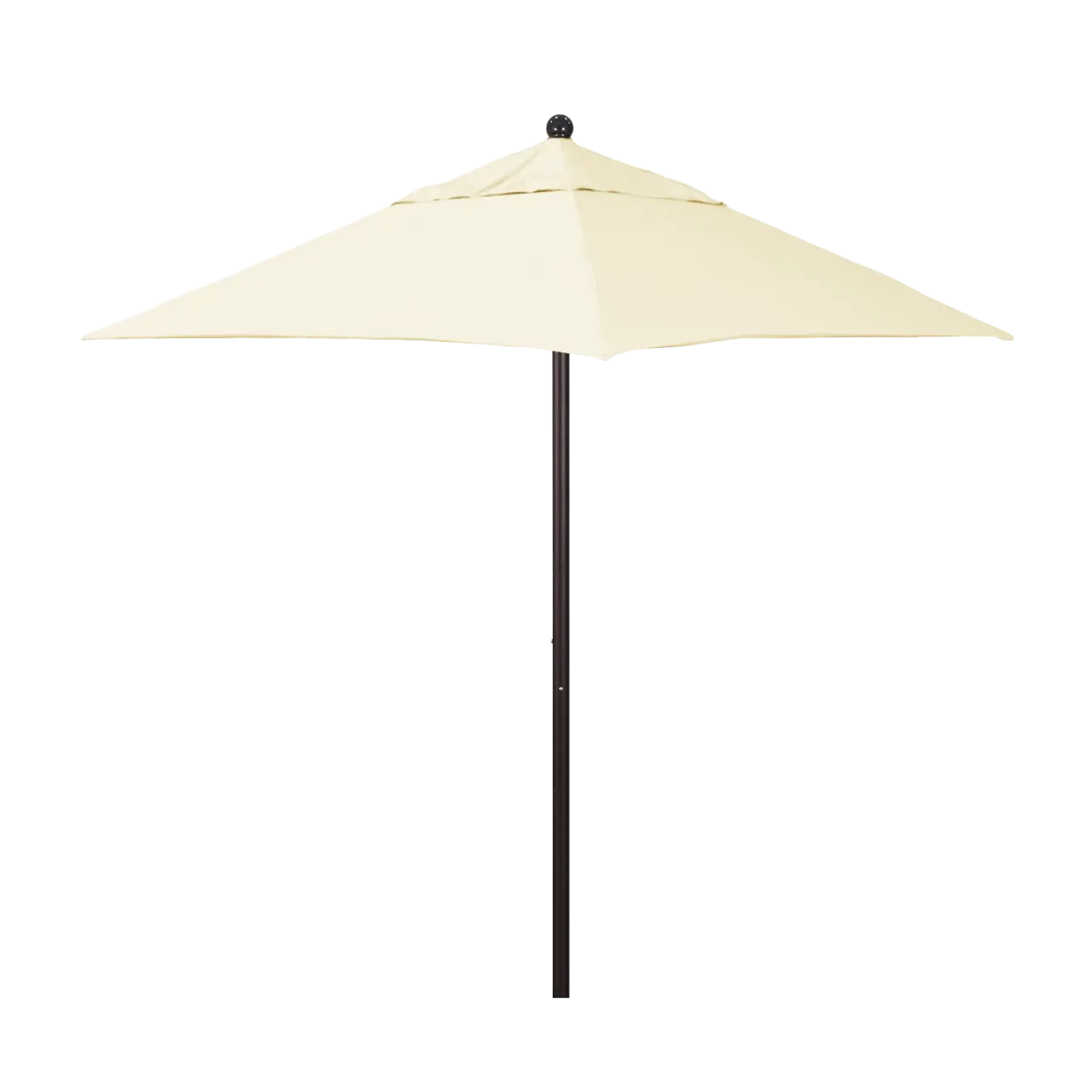 California Umbrella Venture Series 6 ft Square Commercial Patio Umbrella - Quality Aluminum Construction with Push Lift and Fiberglass Ribs