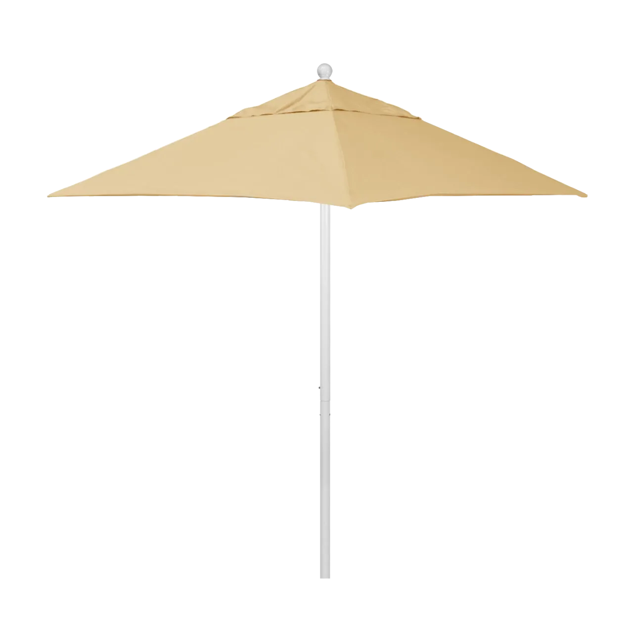 California Umbrella Venture Series 6 ft Square Commercial Patio Umbrella - Quality Aluminum Construction with Push Lift and Fiberglass Ribs