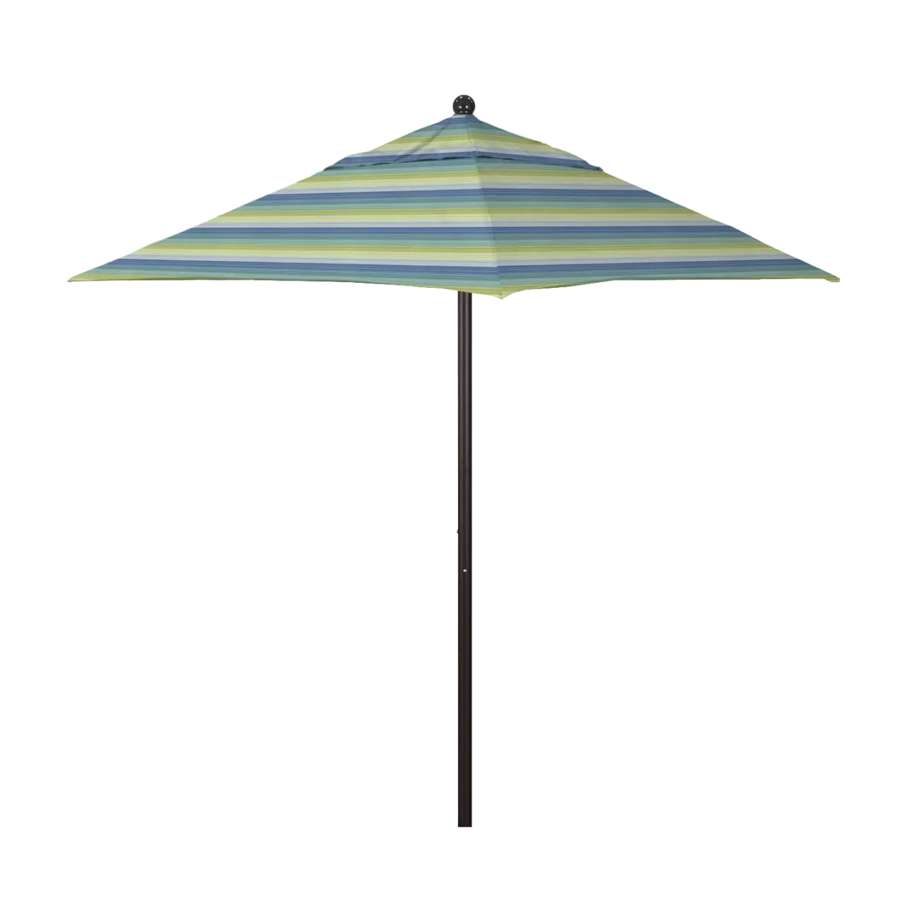 California Umbrella Venture Series 6 ft Square Commercial Patio Umbrella - Quality Aluminum Construction with Push Lift and Fiberglass Ribs