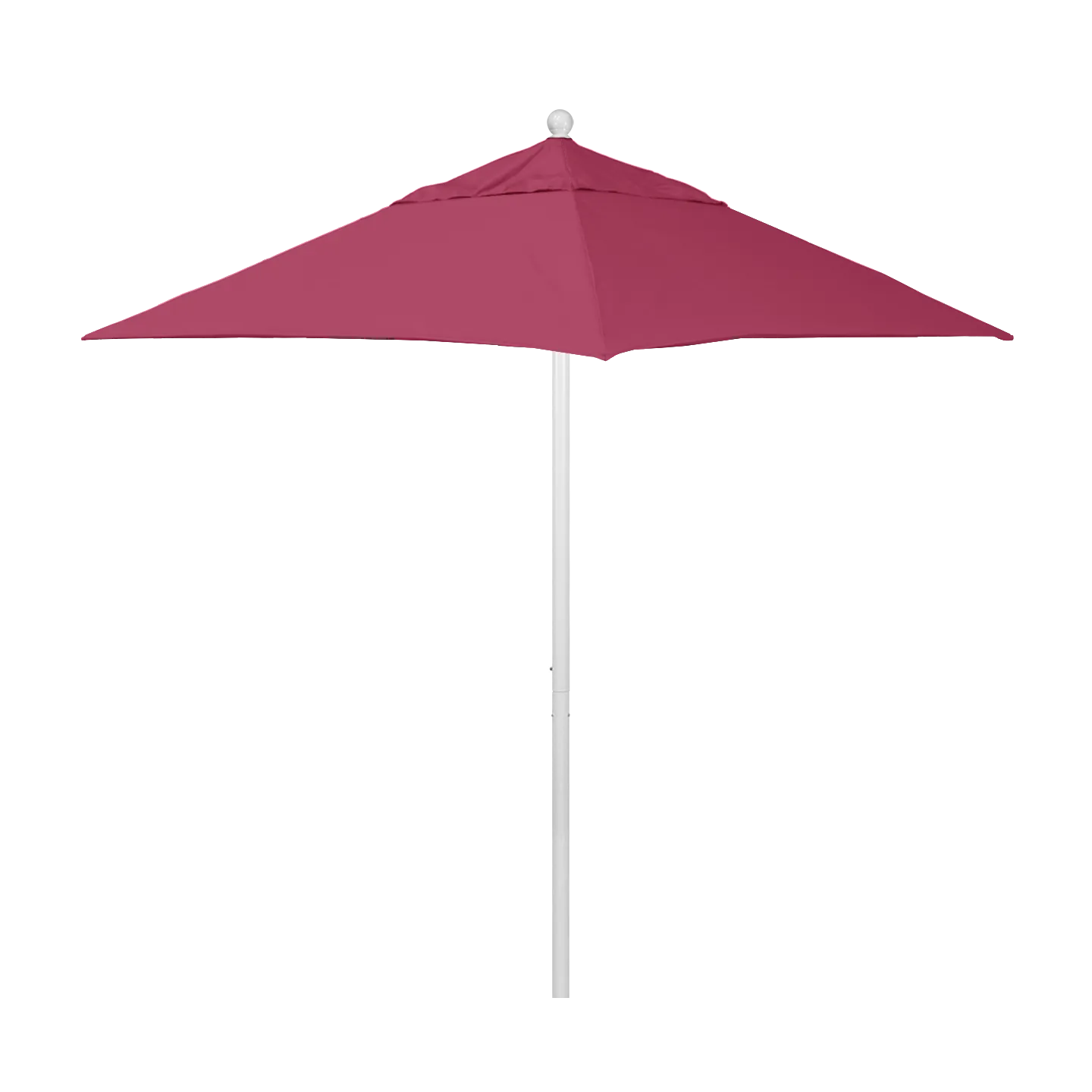 California Umbrella Venture Series 6 ft Square Commercial Patio Umbrella - Quality Aluminum Construction with Push Lift and Fiberglass Ribs