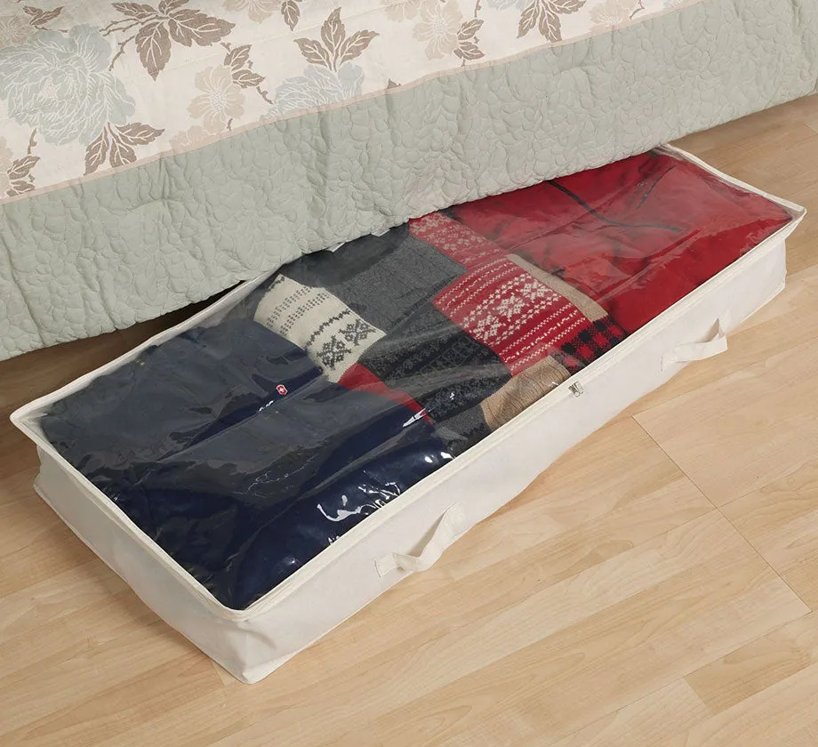 Canvas Under Bed Storage Box