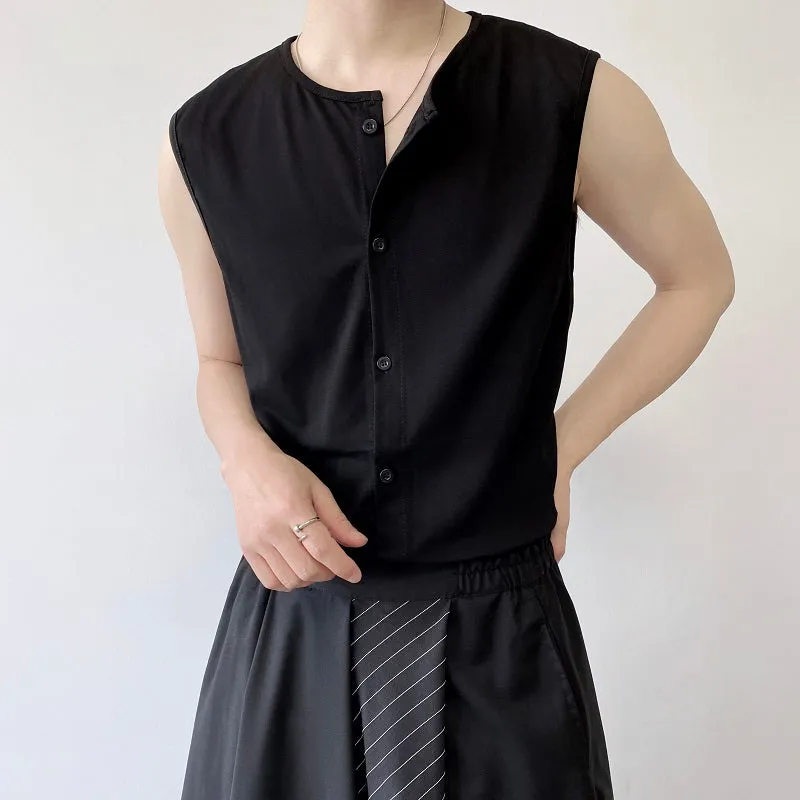 Cardigan Sleeveless T-shirt