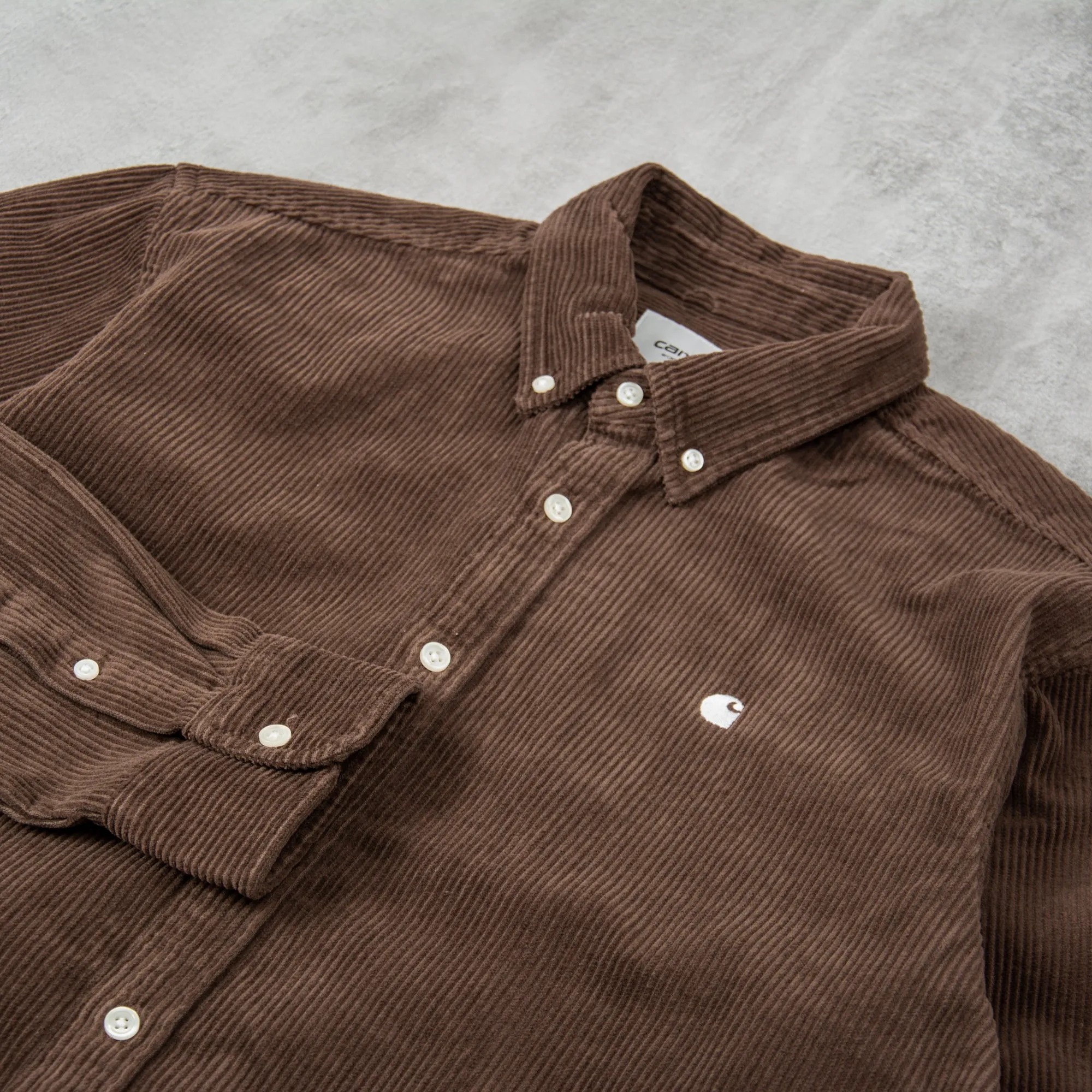 Carhartt WIP Madison Cord L/S Shirt - Buckeye / Wax