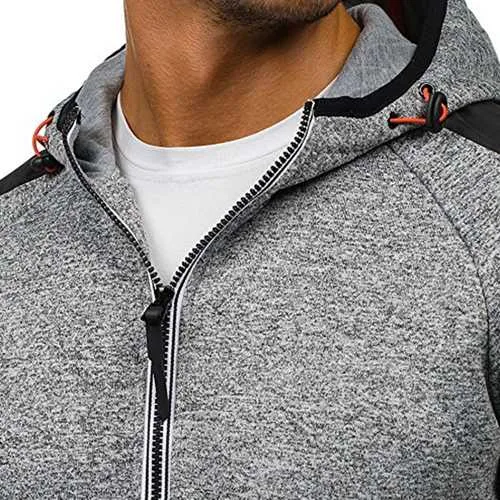 Casual Jacquard Cashmere Cardigan Hooded