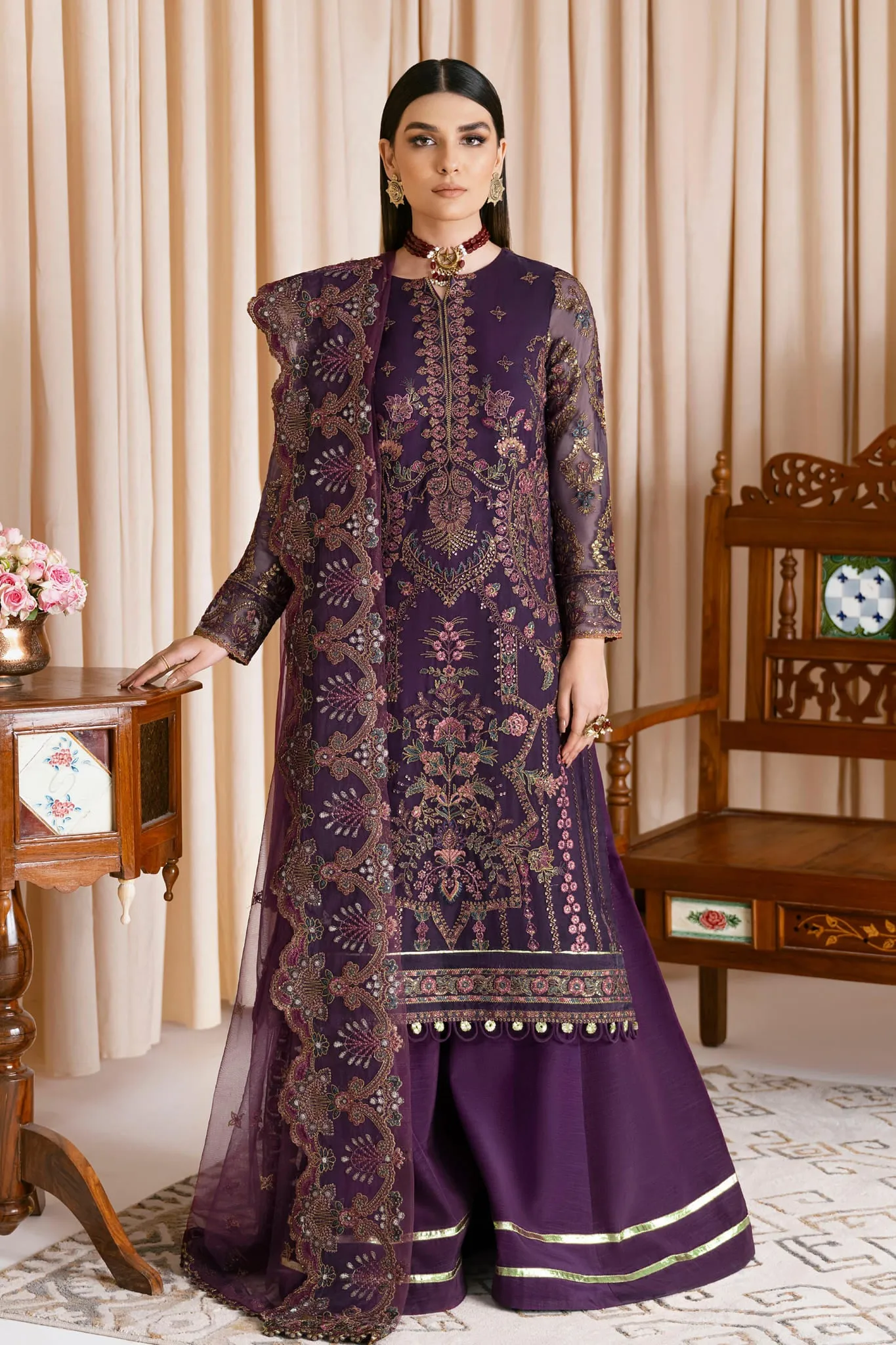 Chinon by Iznik Unstitched 3 Piece Luxury Chiffon Vol-02 Collection'2023-CC-12-Coretta