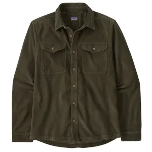 Corduroy Shirt Pine Needle Green