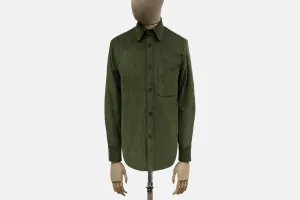 Corduroy Standard Collar Shirt