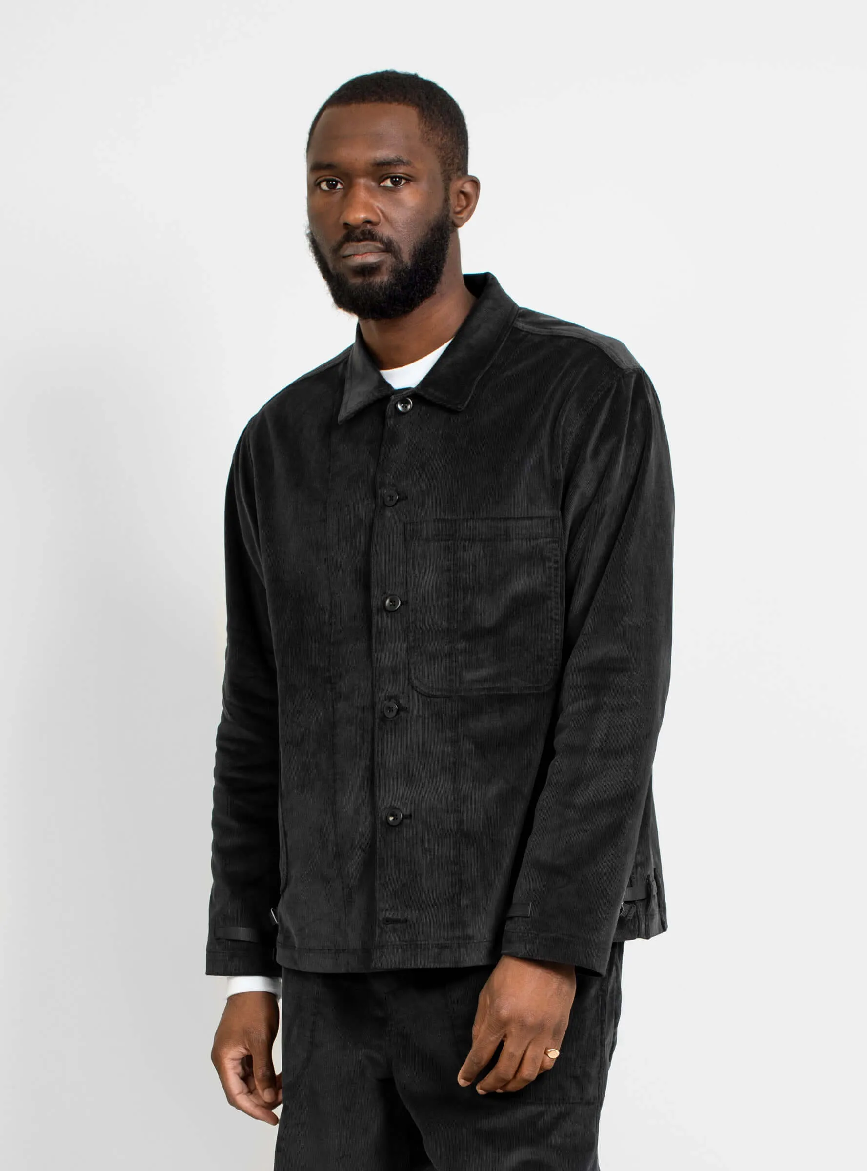 Corduroy Storage Shirt Black