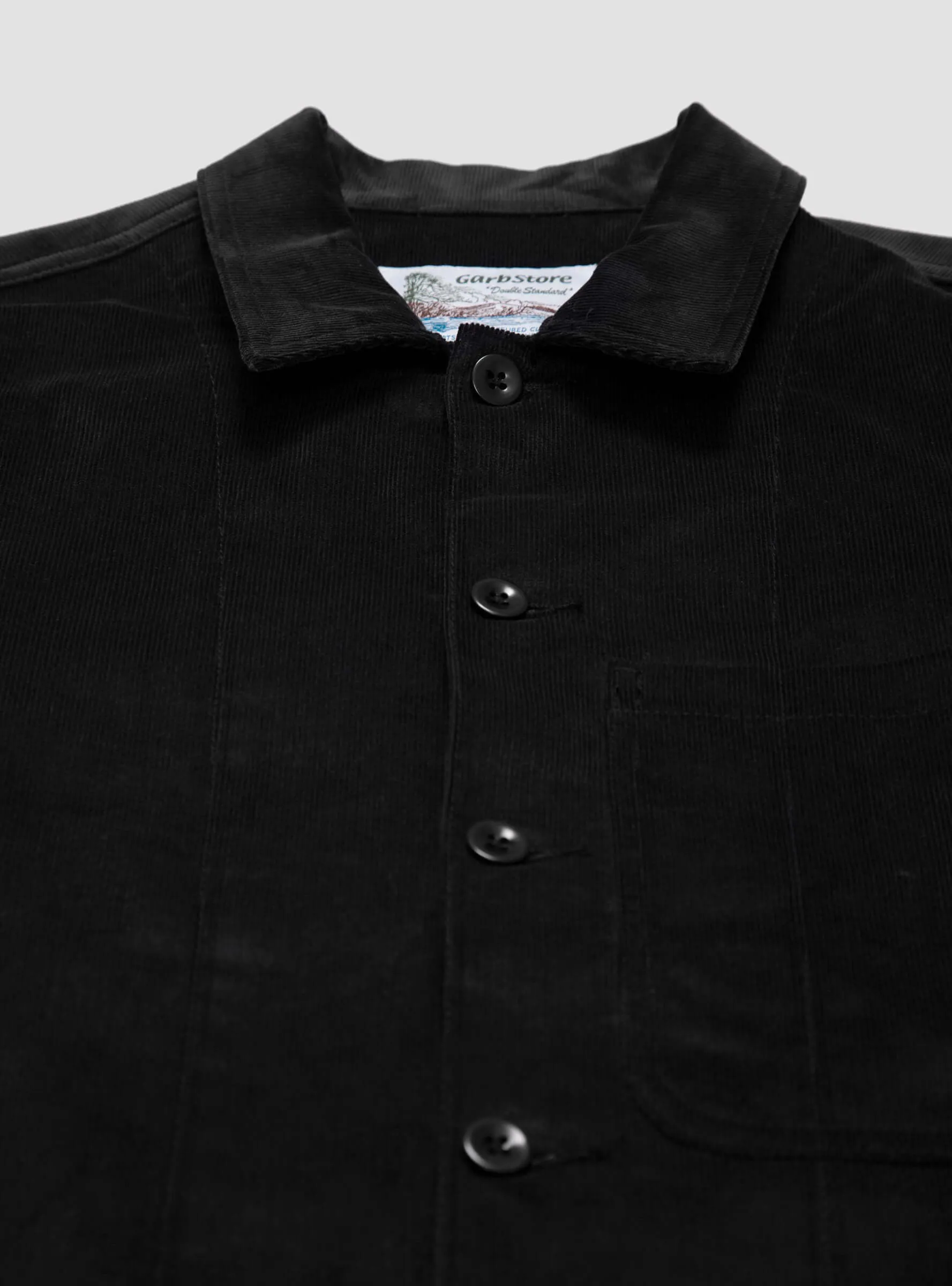 Corduroy Storage Shirt Black