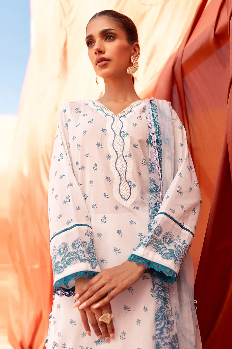 Cross Stitch Eid Lawn Edit – FLORET VOGUE-3 PIECE PRINTED LAWN SUIT