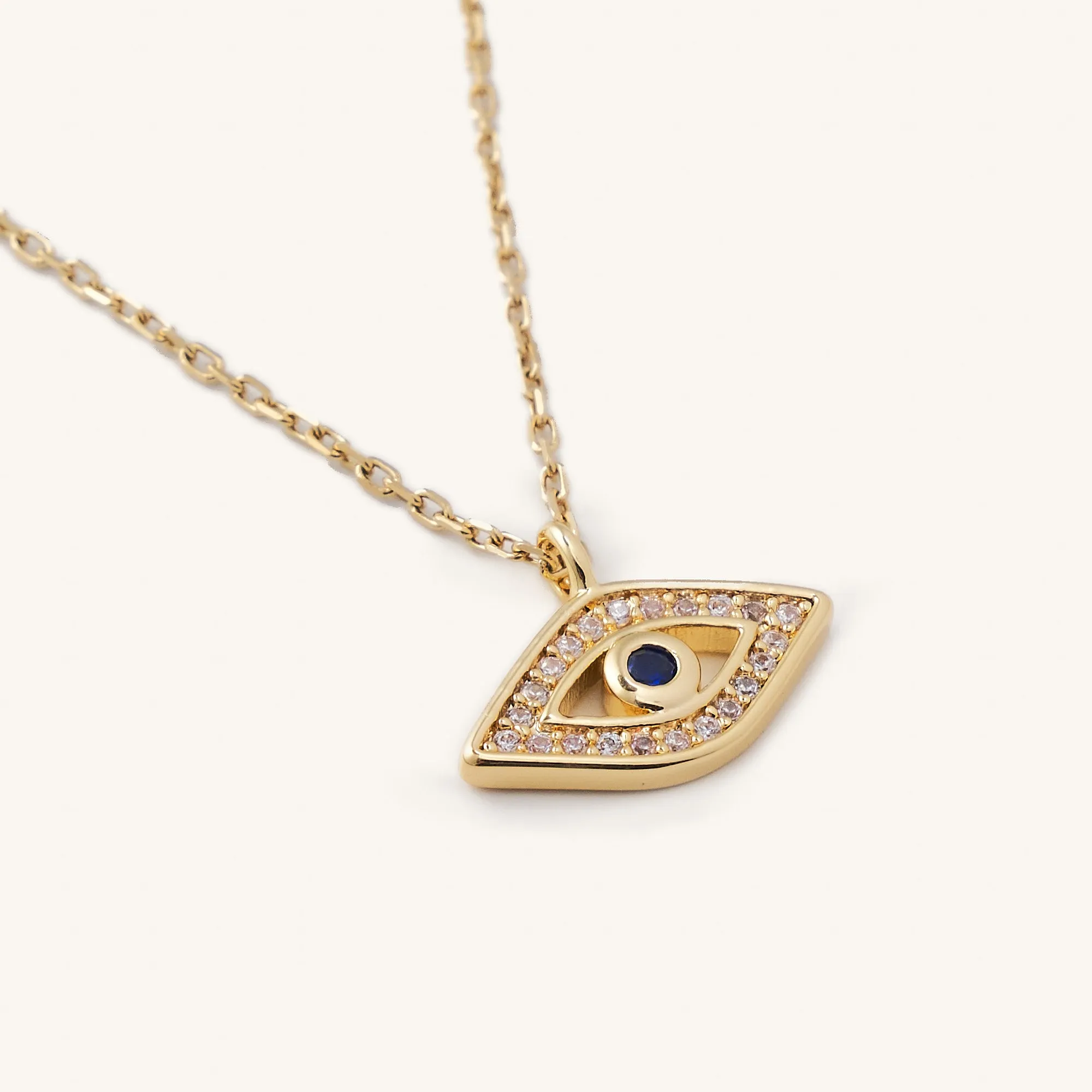 Evil Eye Adjustable Necklace