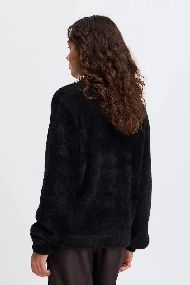 Fransa Reese Black Cardigan