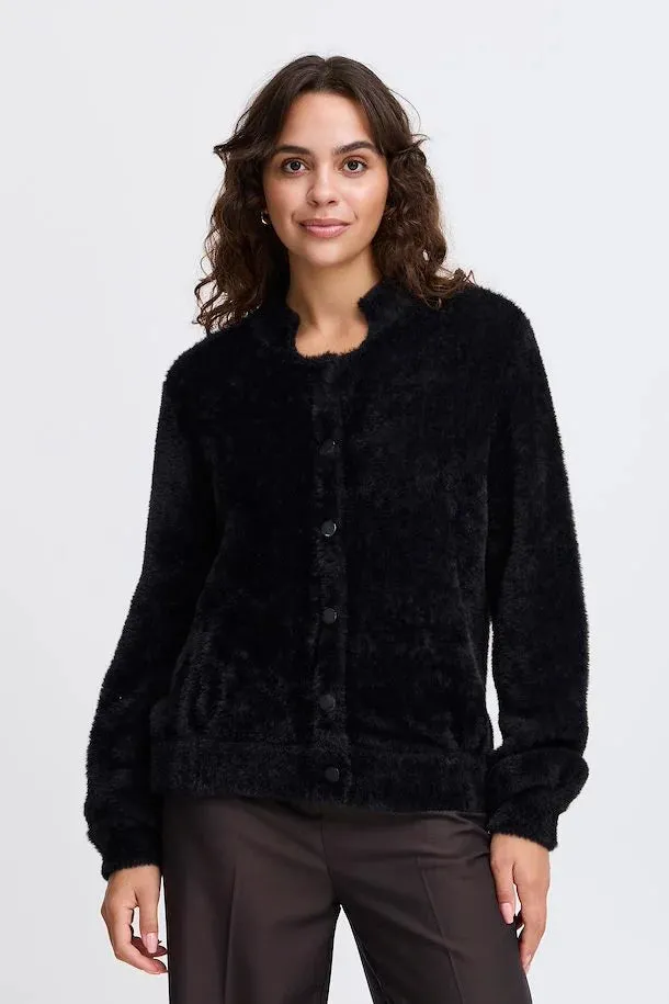 Fransa Reese Black Cardigan