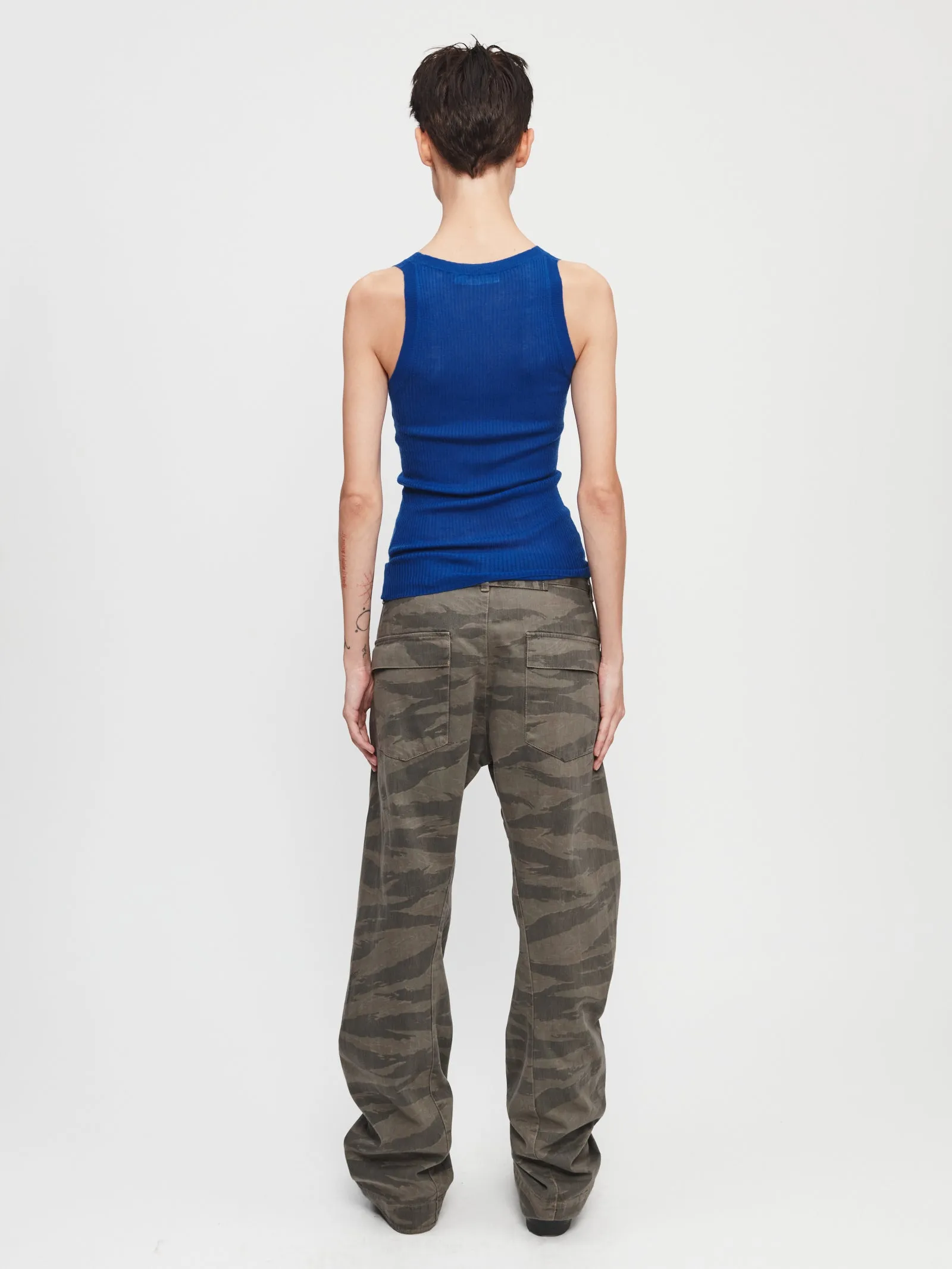 Full Twisted Seam Pant in Bark