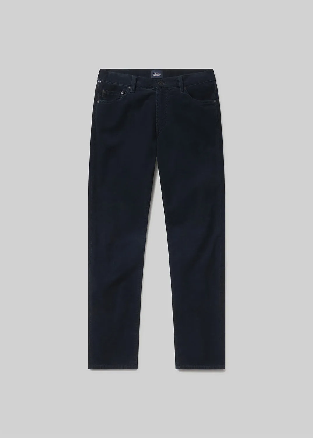 Gage Slim Straight Corduroy in Navy