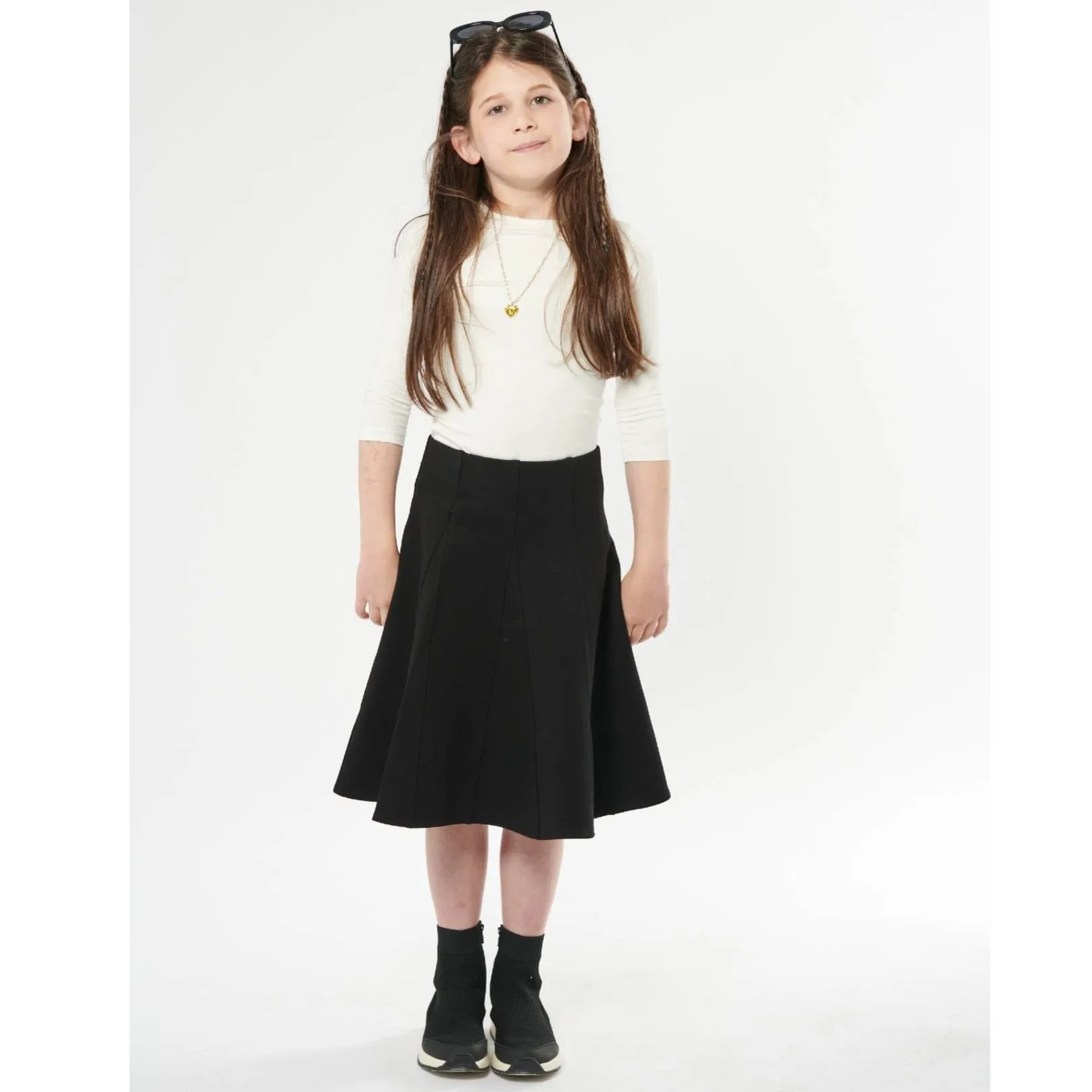 Girls Split Panel Skirt