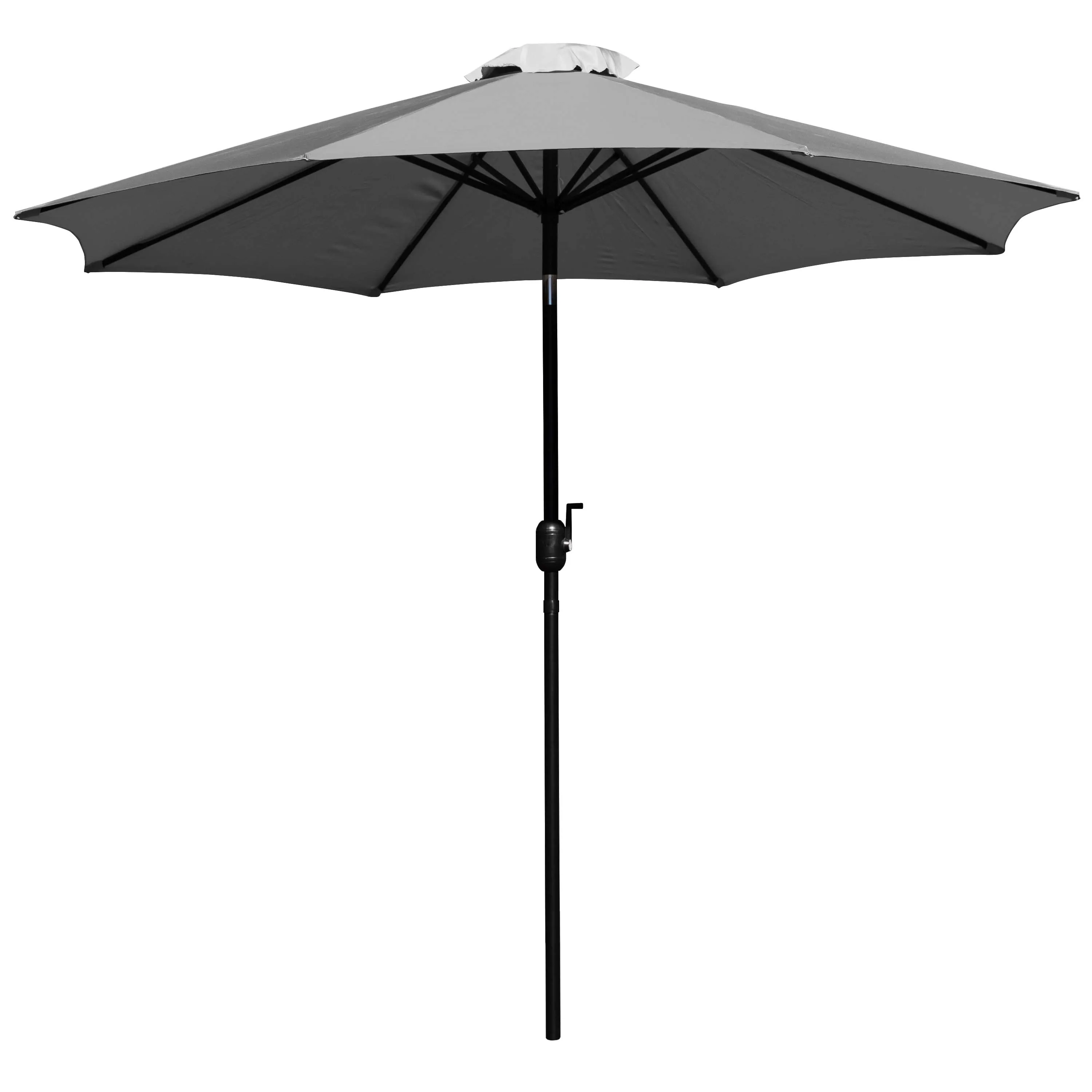 Gray 9 FT Round Patio Umbrella GM-402003-GY-GG