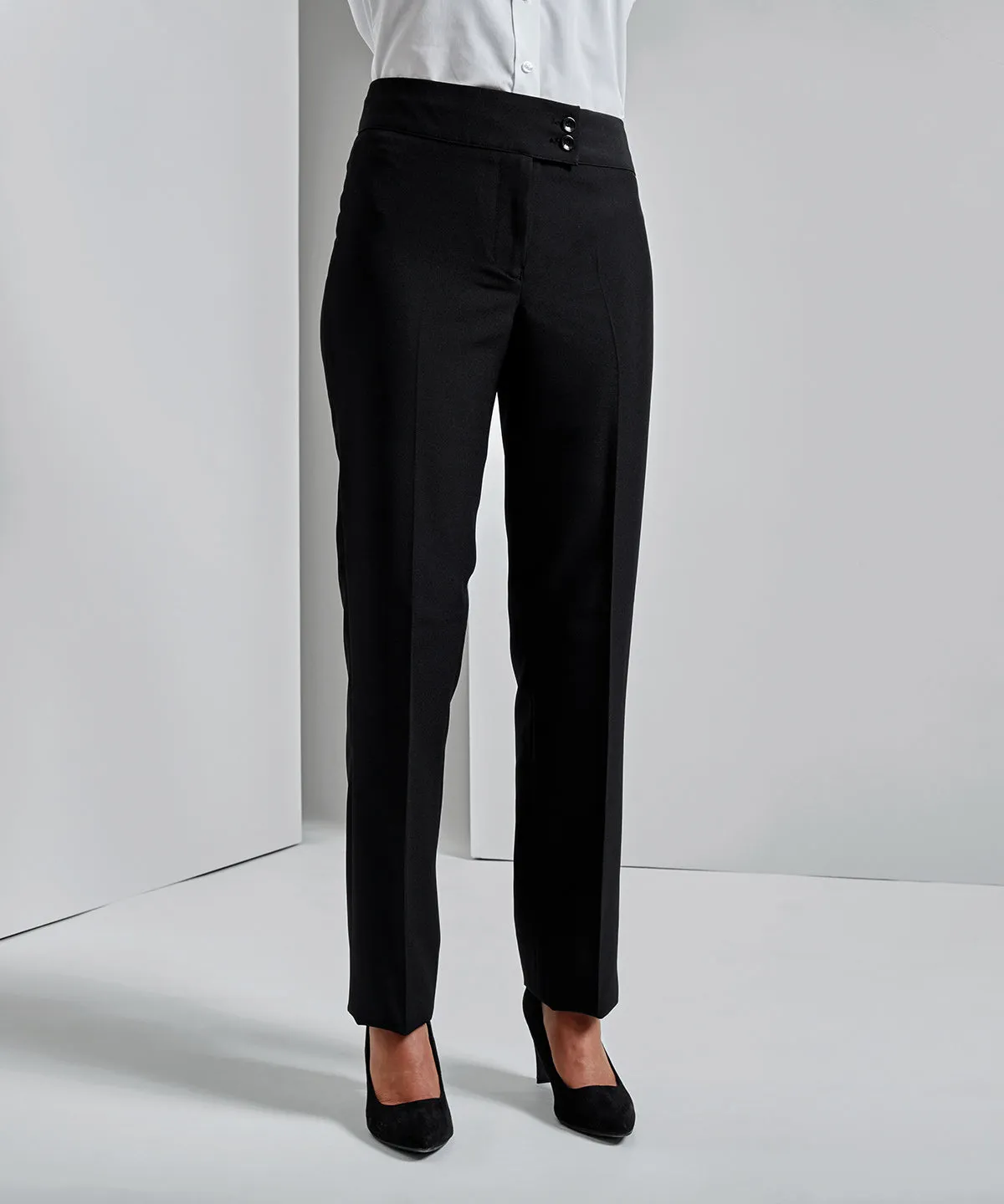 Heather Grey - Iris straight leg trousers