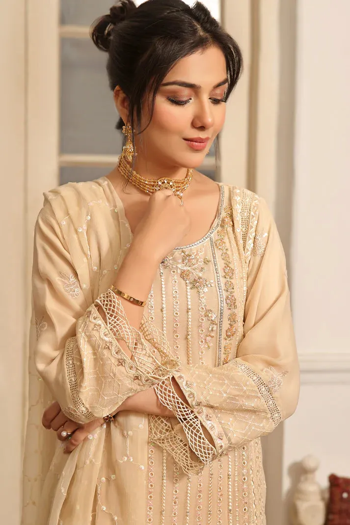 Hoor by Guzel Stitched 3 Piece Chiffon Formals Festive Collection'2024-Gulzar