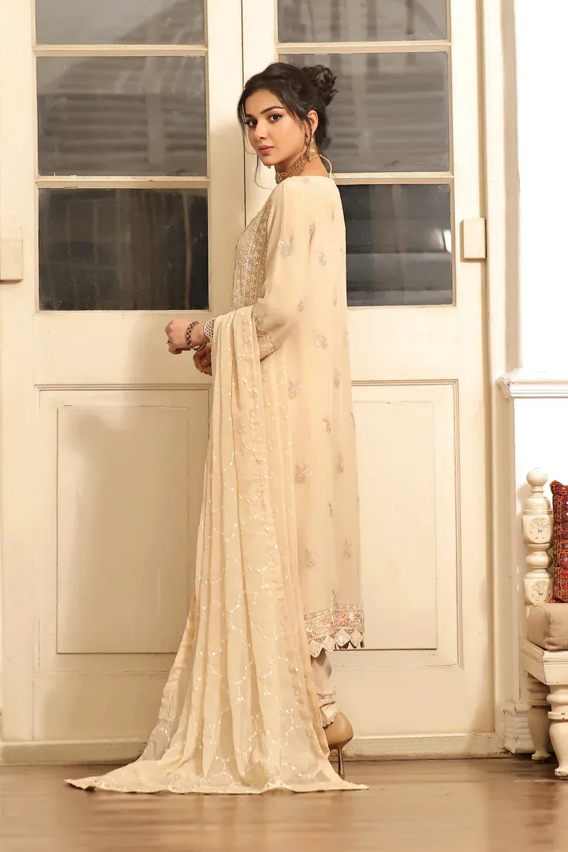 Hoor by Guzel Stitched 3 Piece Chiffon Formals Festive Collection'2024-Gulzar