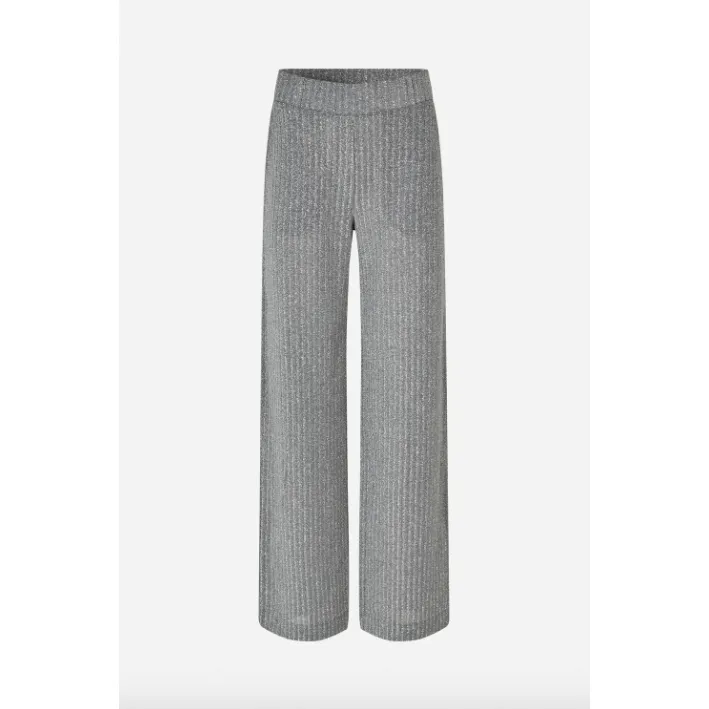 JYA Lurex Pinstripe Trousers Silver