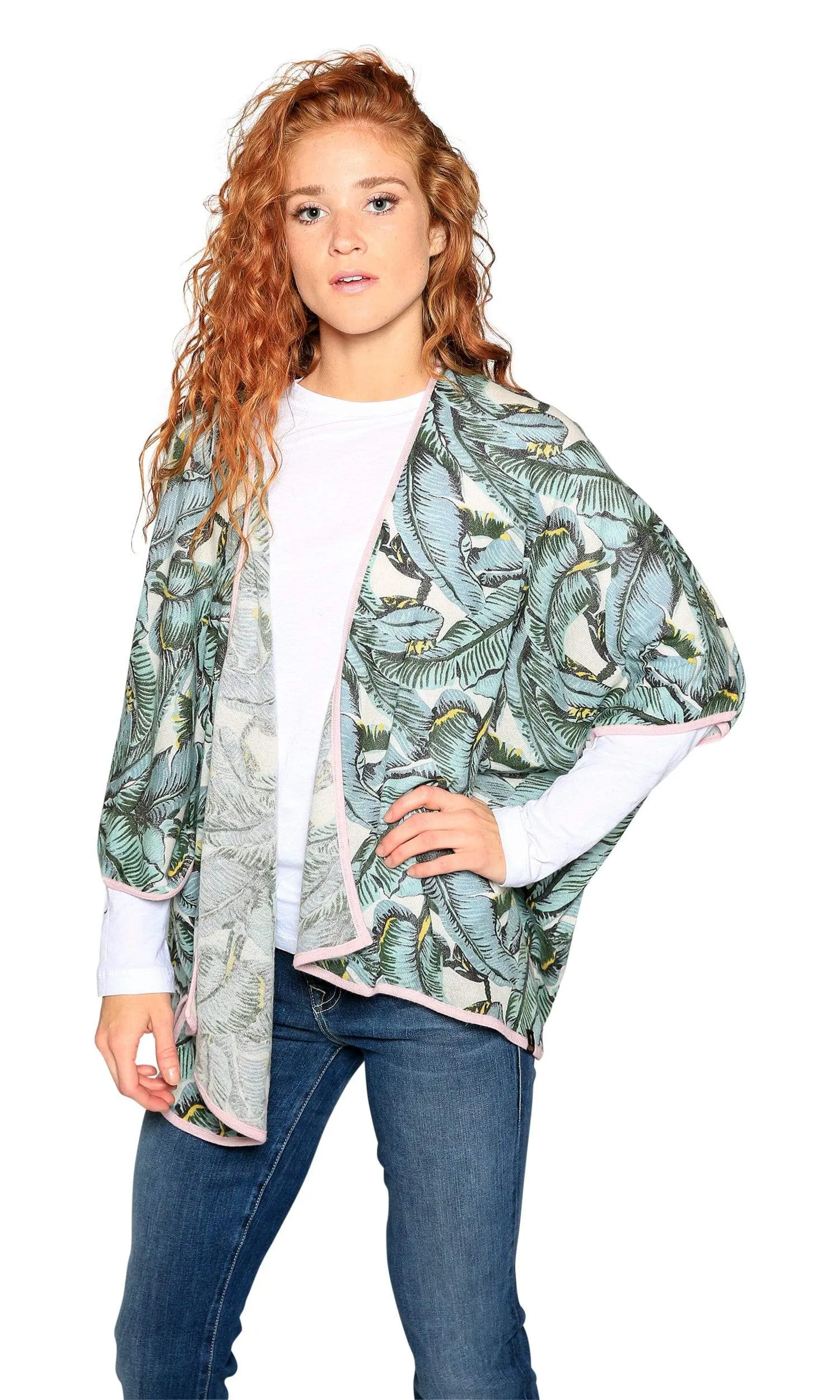 Knitwit Kimono Cardigan Lightweight Cashmere - Indochine