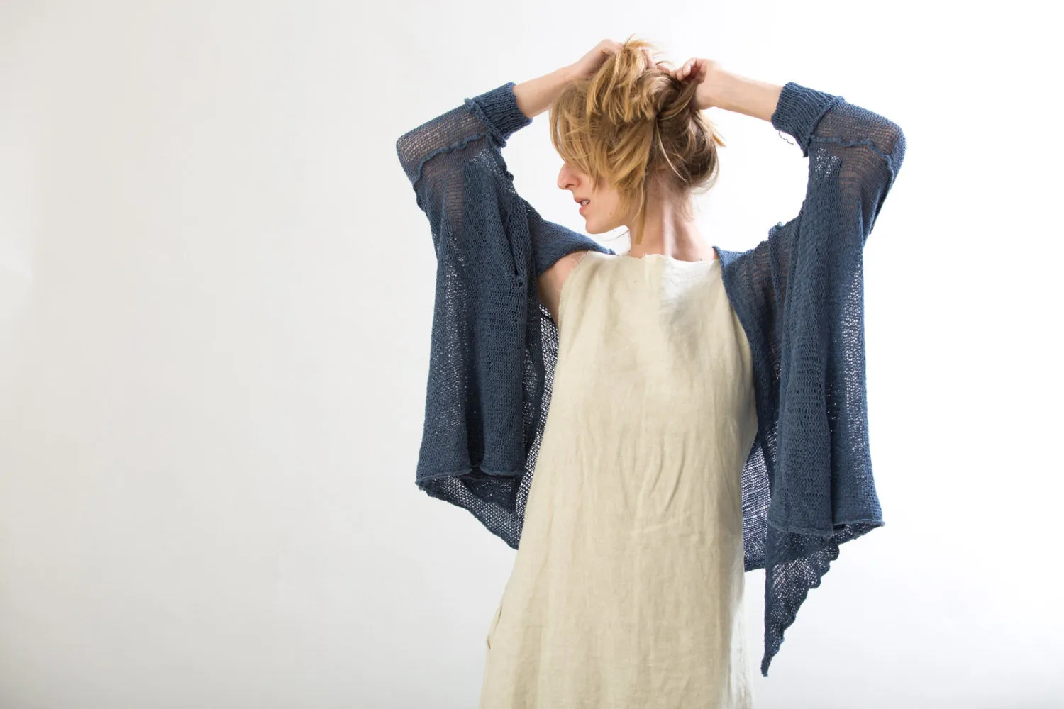 Light Blue Cardigan Sweater