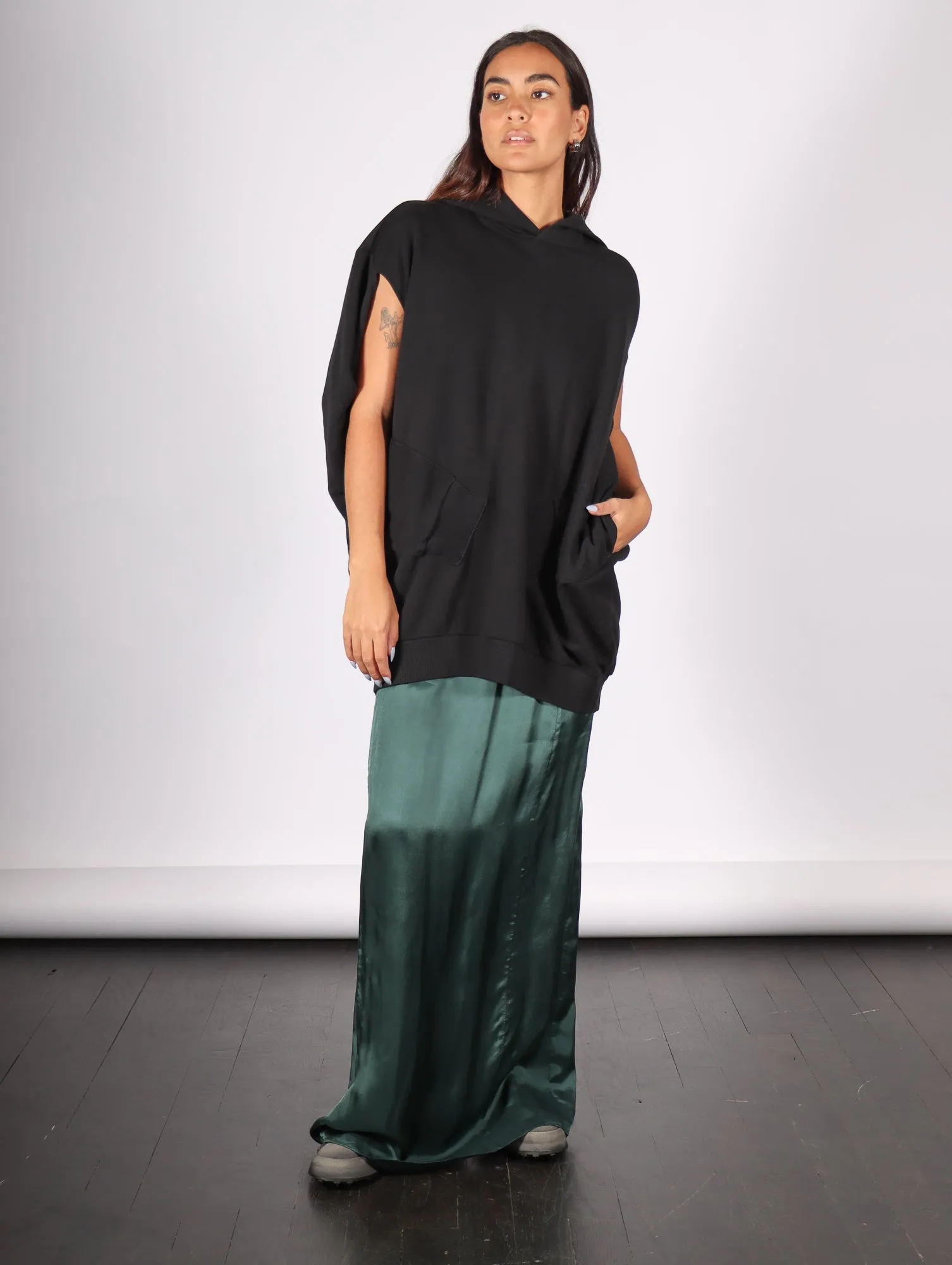 Long Skirt in Green by MM6 Maison Margiela