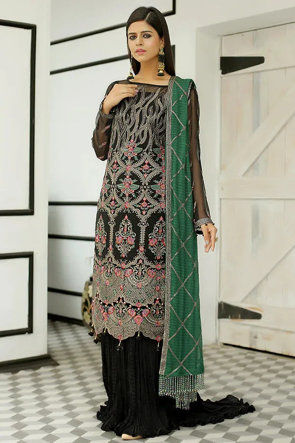 Maryam's Unstitched 3 PIece Luxury Embroidered Vol-27 Collection'2022-M-144