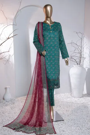 Meenakari By HZ Unstitched 3 Piece Emb Digital Print Doriya Lawn Collection'2024-MEC-91