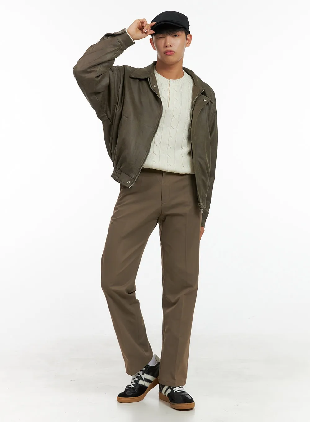 Men's Classic Straight Leg Trousers IS420