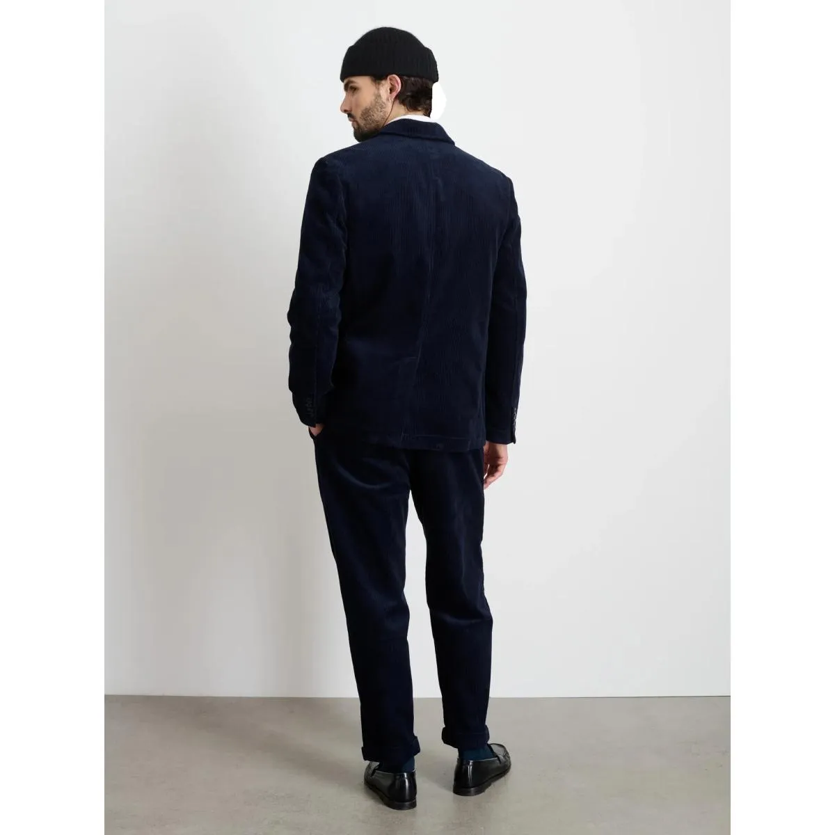 Mill Blazer Dark Navy Corduroy