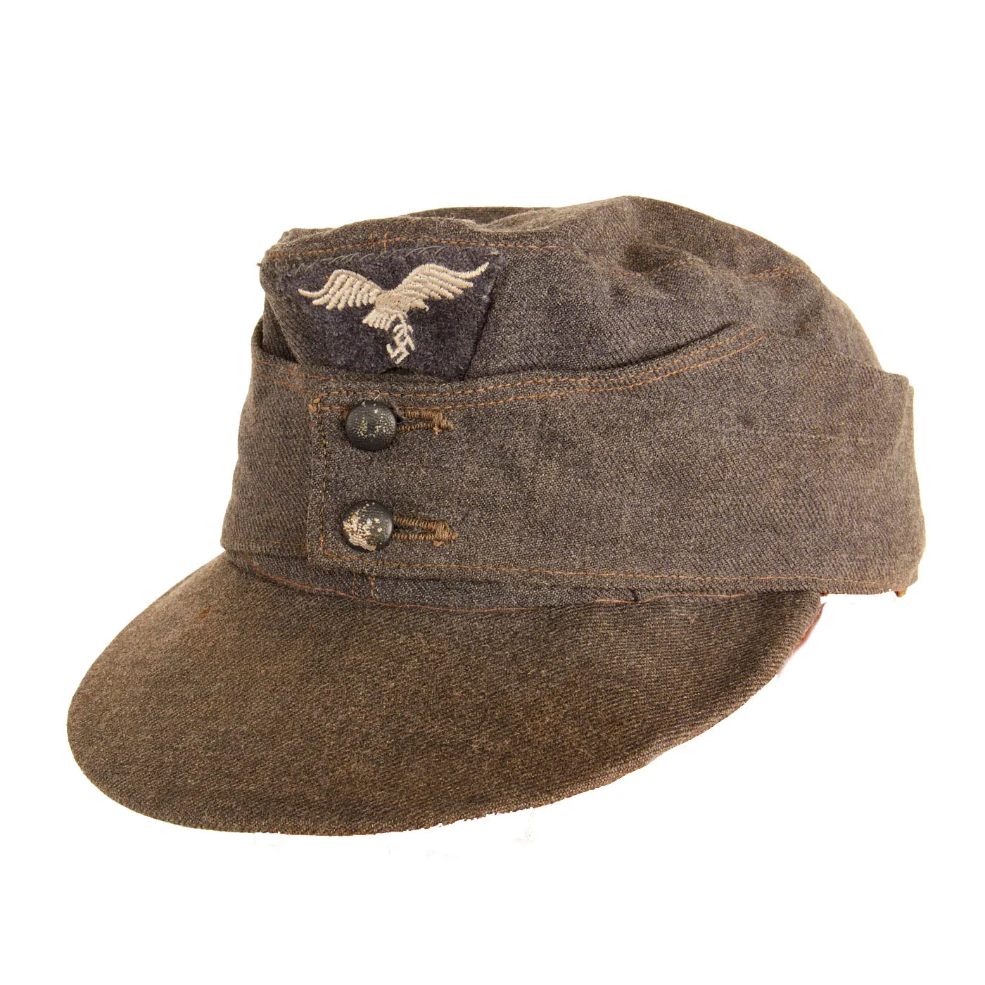 Original German WWII Luftwaffe M43 Einheitsmütze Wool Field Cap - size 55cm