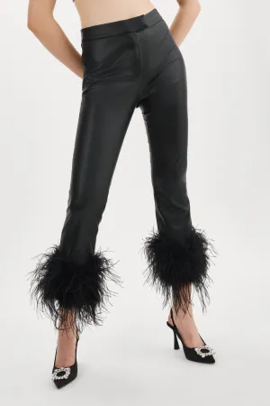 PAGETTA | Feather Trimmed Trousers