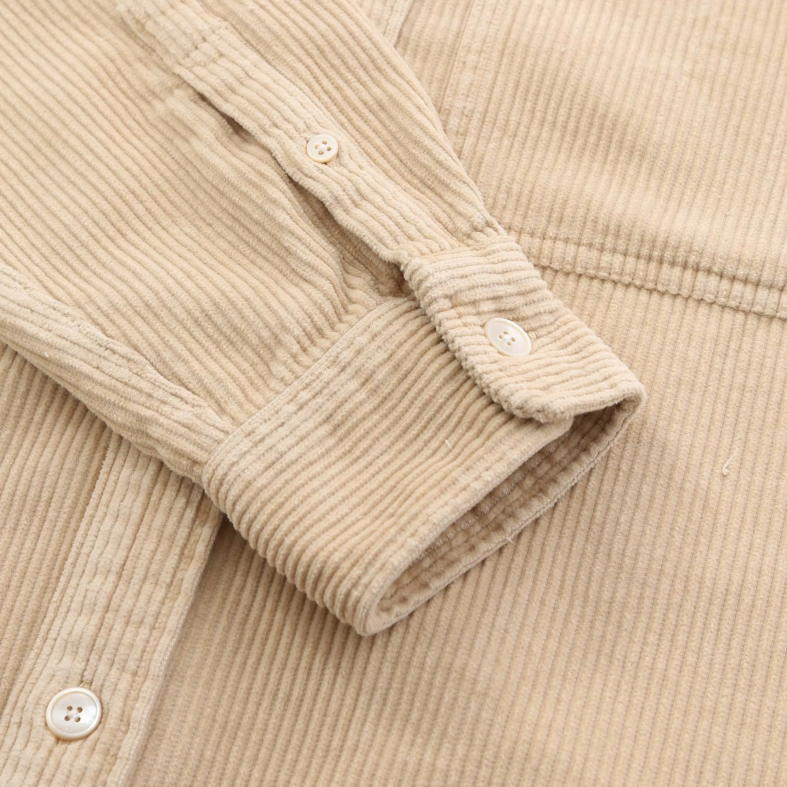 Paul Smith Casual Fit Corduroy Shirt in Sand