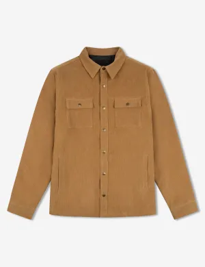 Quilted Cord Jacket - Camel