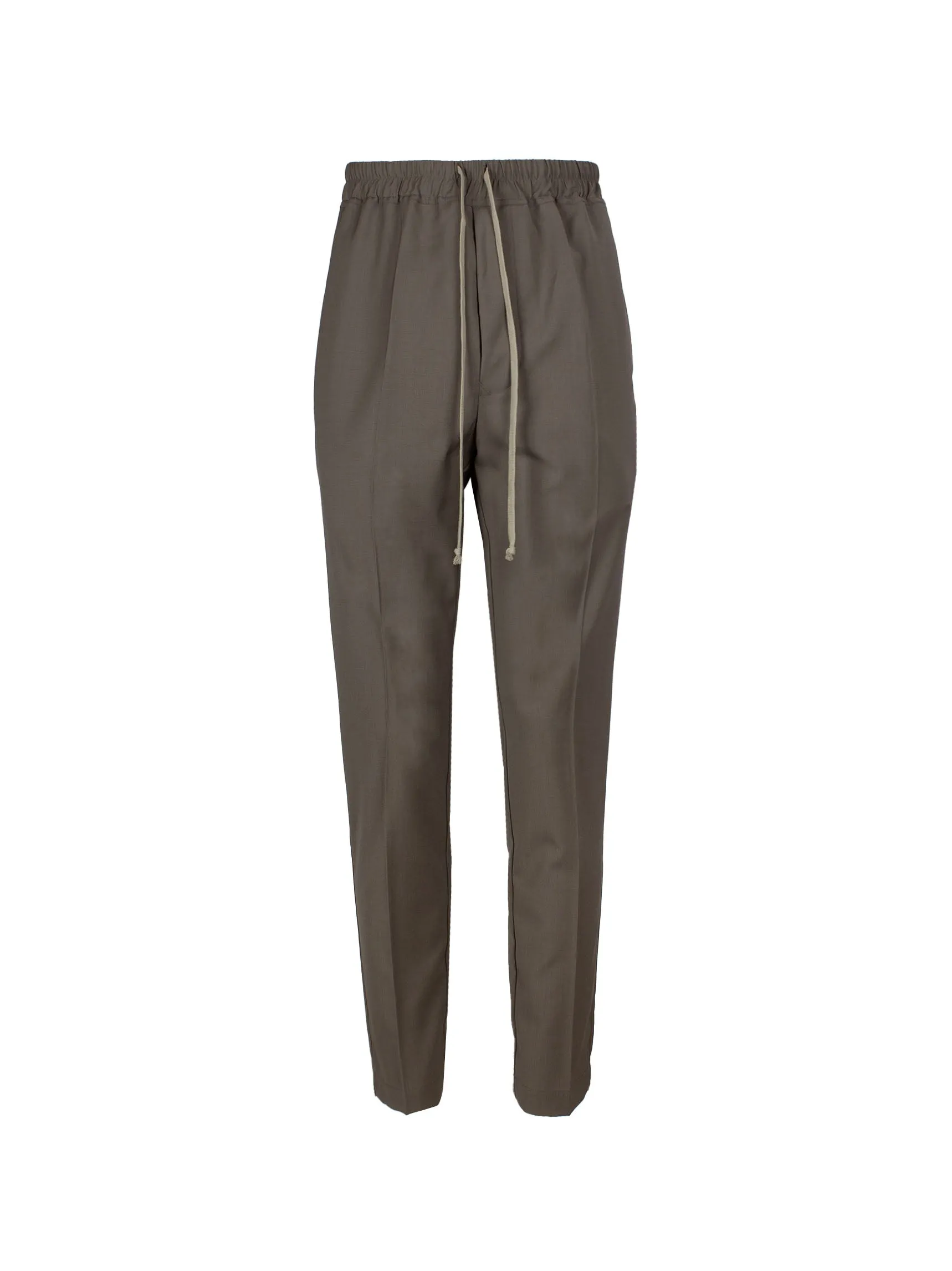 RICK OWENS DRAWSTRING-WAIST STRAIGHT-LEG TROUSERS