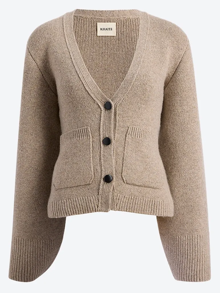 Scarlet cashmere cardigan