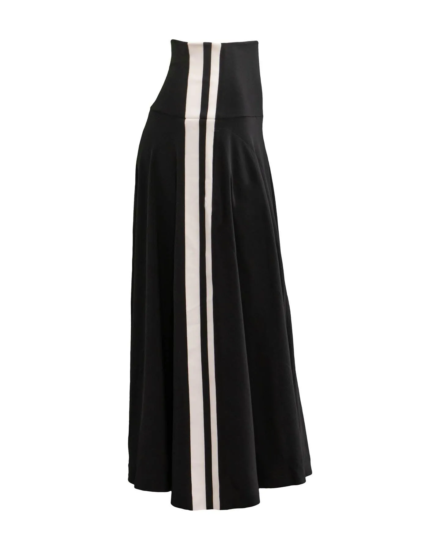 Side Stripe Flare Skirt